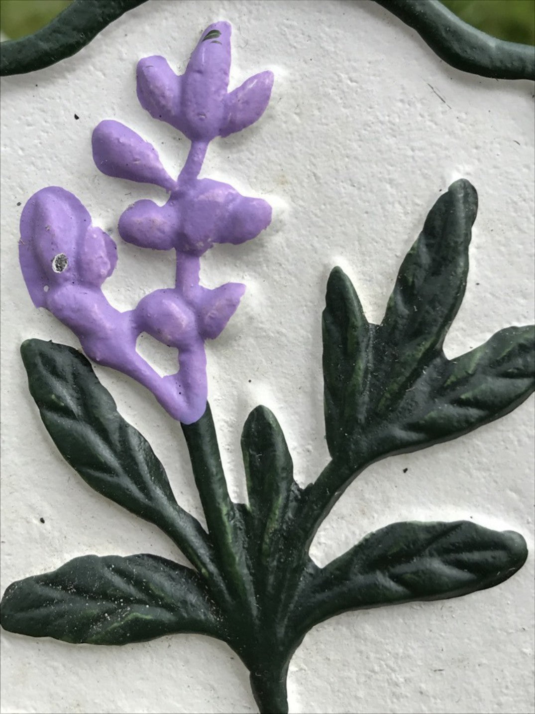 Garden Herb Sign “SAGE” Cast Iron Herb Marker