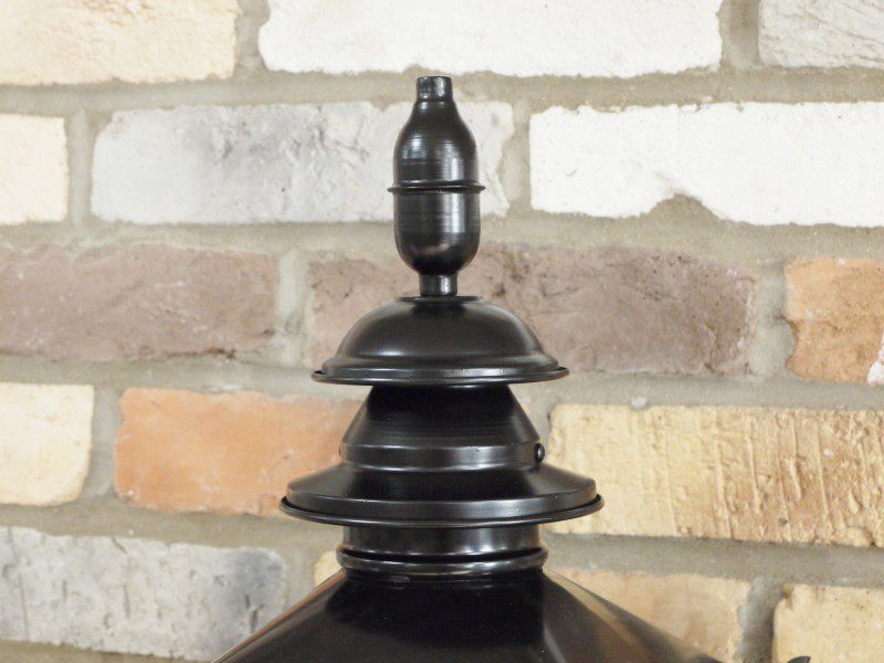 Small Black Lantern Top 60cm High