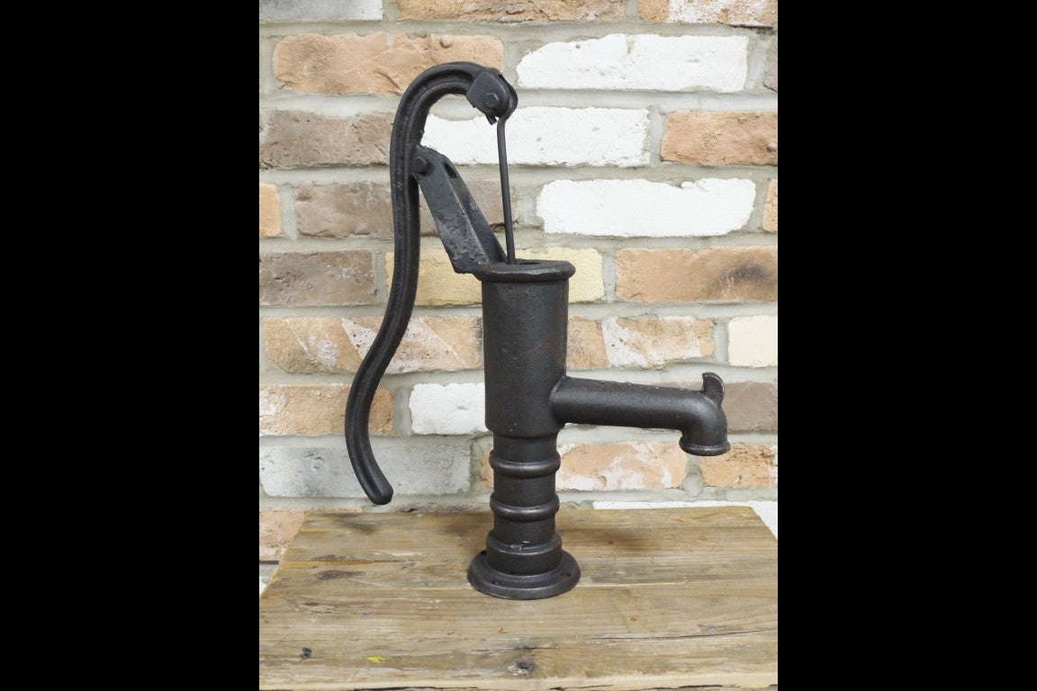 Cast Iron Hand Water Pump Garden Feature 22cm High