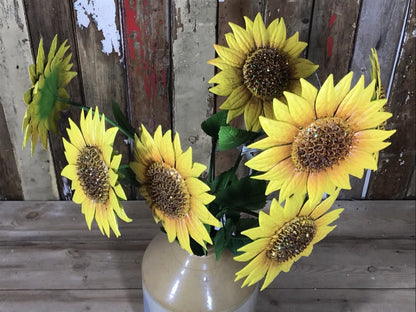 Metal Sunflower Flowers