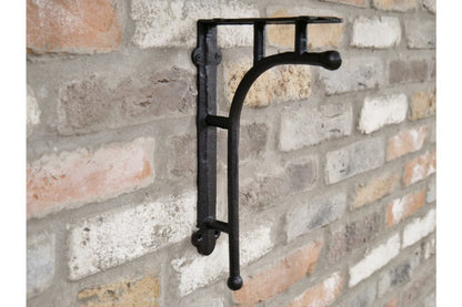 Strong Industrial Style Brown Shelf Wall Brackets New Cast Iron 33x20cm
